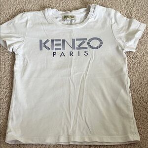 Kenzo Paris White Kids Logo T-Shirt in 4T